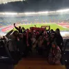 „Szóstka” kibicowała naszej reprezentacji w Chorzowie.