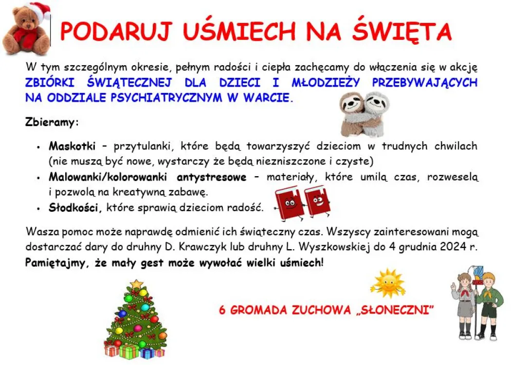 Podaruj uśmiech na święta!