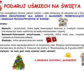 Podaruj uśmiech na święta!