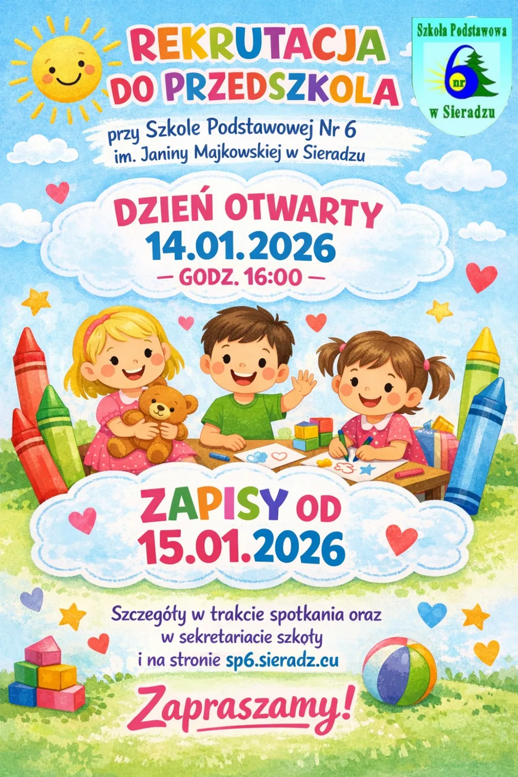 Rekrutacja do przedszkola!