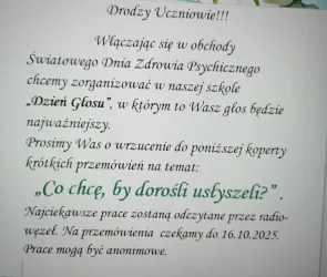 Szkolny Dzień Głosu 